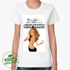 Женская футболка органик