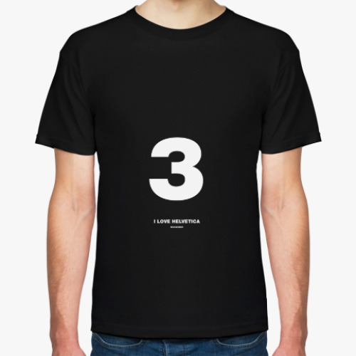 Футболка с принтом Флешмоб Helvetica. Алфавит.