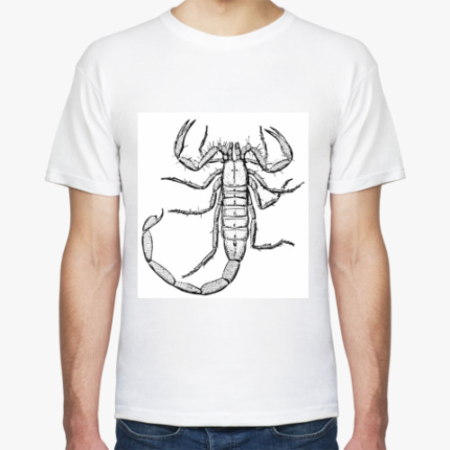 Футболка с принтом Скорпион