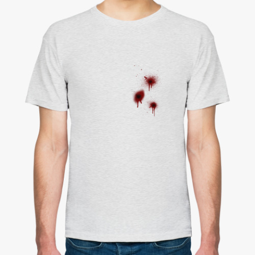 Футболка с принтом Пятна крови