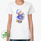 Женская футболка органик