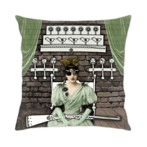 Подушка с принтом Perfect Shooter