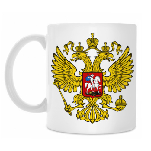 Кружка с принтом Герб России