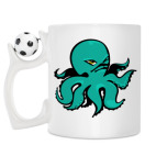 Кружка с футбольным мячиком