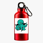 Металлическая бутылка 400 мл UV-DTF