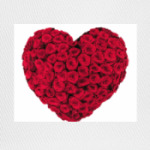 Сердце из роз