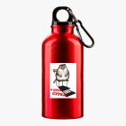 Металлическая бутылка 400 мл UV-DTF