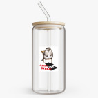 Банка с бамбуковой крышкой