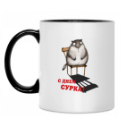 Кружка двухцветная