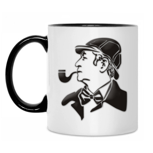 Кружка с принтом 'Мистер Шерлок Холмс'