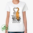 Женская футболка органик