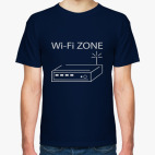 Классическая футболка WiFi Zone