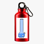 Металлическая бутылка 400 мл UV-DTF