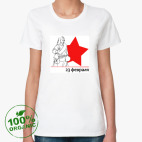 Женская футболка органик