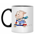 Кружка двухцветная