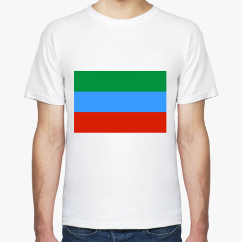 Футболка с принтом Флаг Дагестана