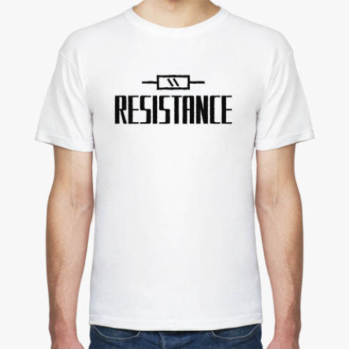 Футболка с принтом Resistance!