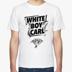 Классическая футболка WHITE BOY CARL. Shameless
