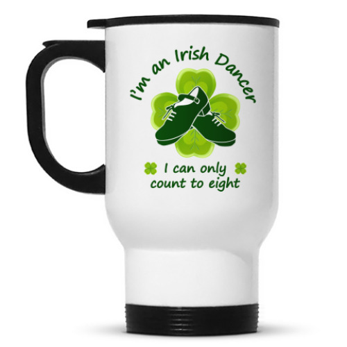 Кружка-термос с принтом Irish dancer
