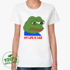 Женская футболка органик