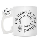 Кружка с футбольным мячиком