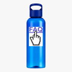 Прозрачная спортивная бутылка