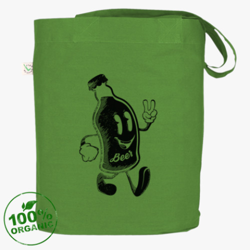 Сумка шоппер с принтом Герой веселья (hero of fun)