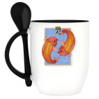 Кружка с ложкой