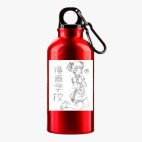 Металлическая бутылка 400 мл UV-DTF