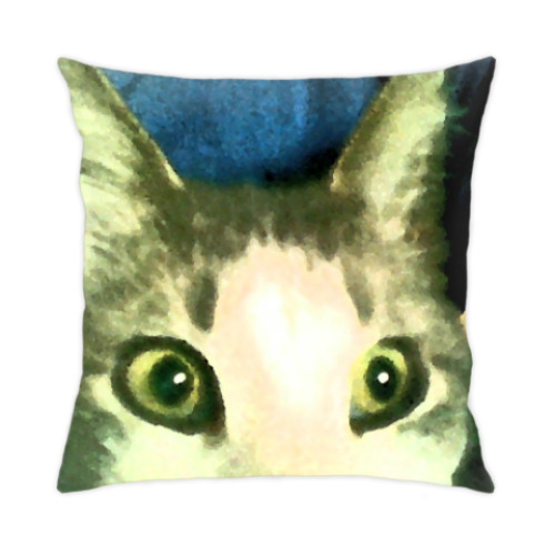 Подушка с принтом глаза