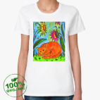 Женская футболка органик