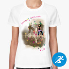 Женская спортивная футболка