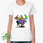 Женская футболка органик