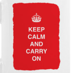 Keep calm and carry one