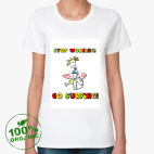 Женская футболка органик