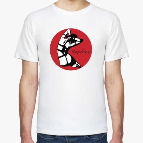 Футболка с принтом Фестиваль шибари RopeFest