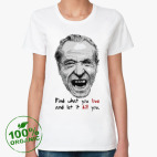 Женская футболка органик