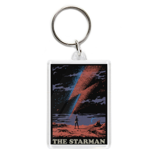 Брелок с принтом David Bowie Starman Дэвид Боуи