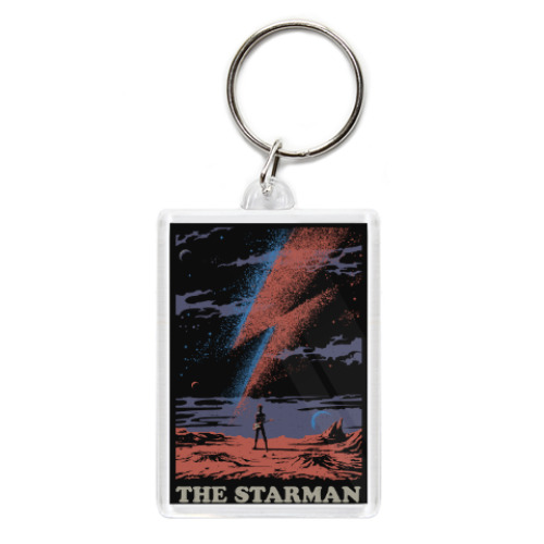Брелок с принтом David Bowie Starman Дэвид Боуи