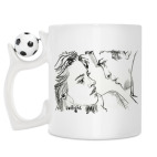 Кружка с футбольным мячиком