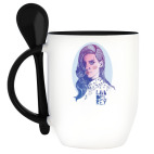 Кружка с ложкой