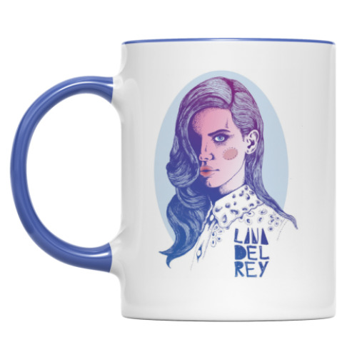 Кружка с принтом  Lana Del Rey