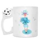 Кружка с футбольным мячиком