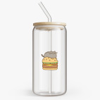 Банка с бамбуковой крышкой