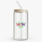 Банка с бамбуковой крышкой