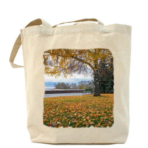 Сумка шоппер с принтом Время осени