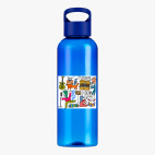 Прозрачная спортивная бутылка