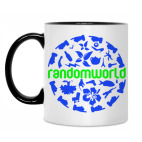 Кружка двухцветная