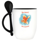 Кружка с ложкой