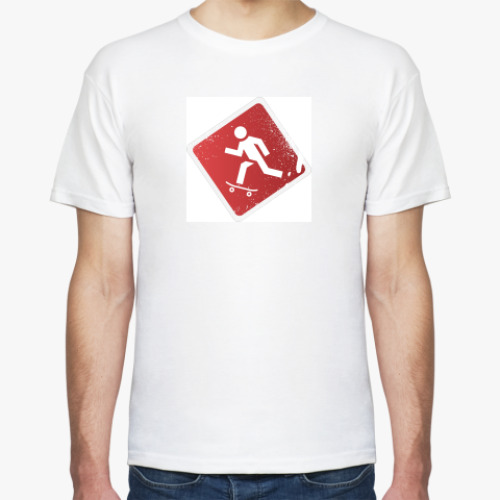 Футболка с принтом Skateman